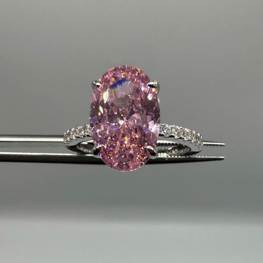 3ct Oval Sapphire Ring - Picture 8 of 14